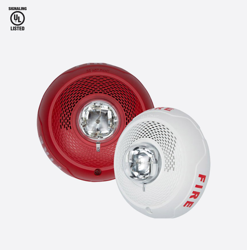 Còi, đèn chớp kết hợp gắn trần (Indoor)
