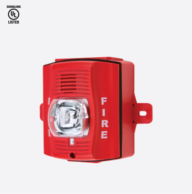 Còi, đèn chớp kết hợp gắn tường (Outdoor)