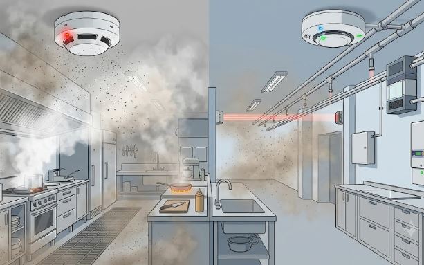 Lựa chọn thiết bị báo cháy cho môi trường nhiều khói, bụi và hơi nước