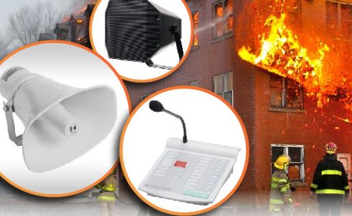 Kết nối báo cháy với hệ thống PA/Voice Alarm