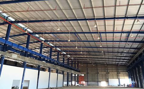Thiết kế hệ thống báo cháy cho nhà kho có trần cao