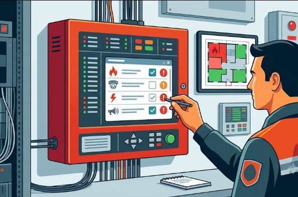 Cách quản lý sự kiện trên trung tâm báo cháy