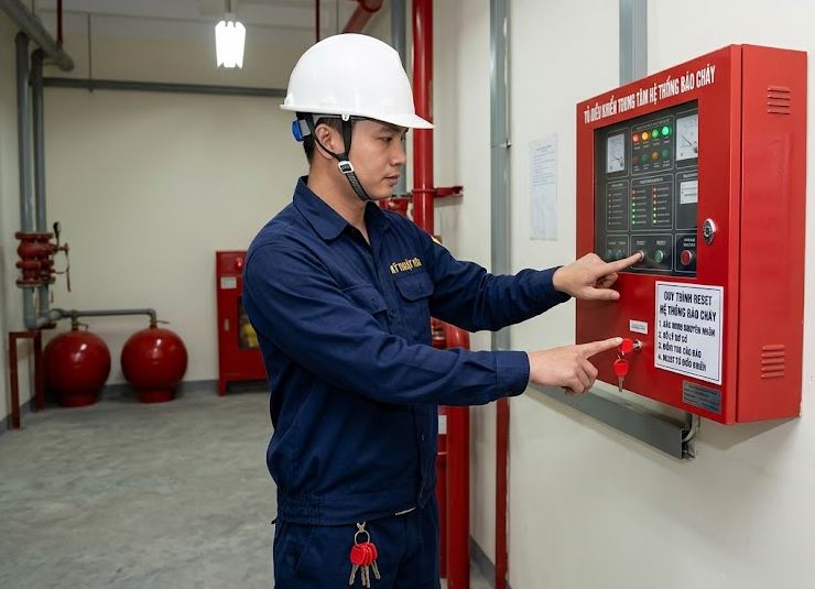 Cách reset hệ thống báo cháy đúng quy trình