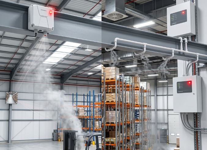 So sánh đầu báo hút mẫu và đầu báo beam