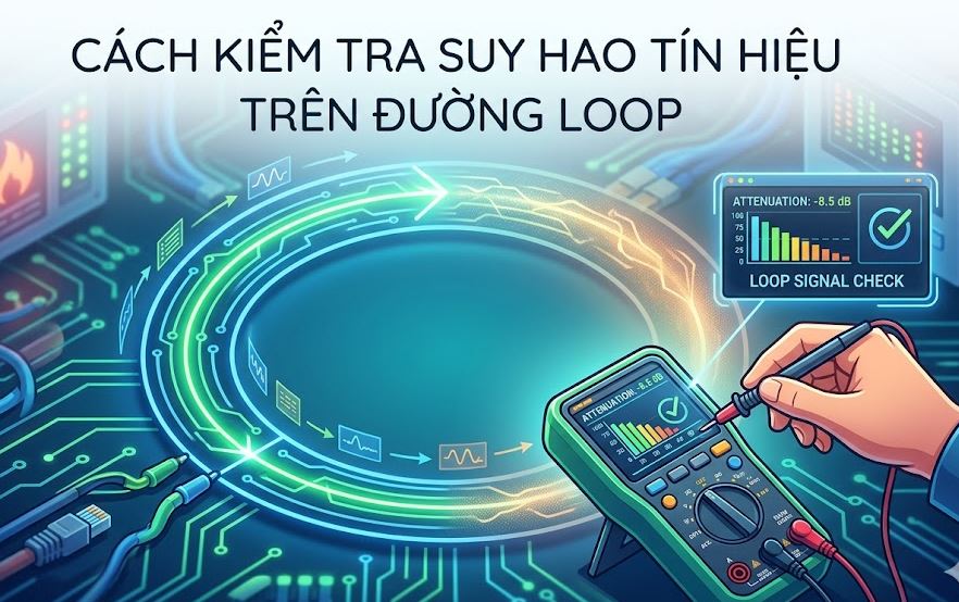 Cách kiểm tra suy hao tín hiệu trên đường loop